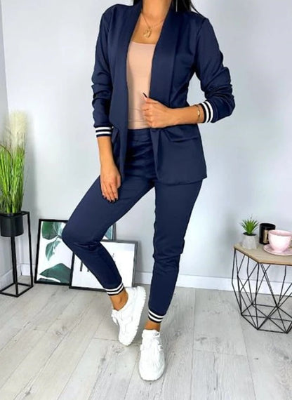 Yana - Elegantní a pohodlný dvoudílný podzimní set pro ženy
