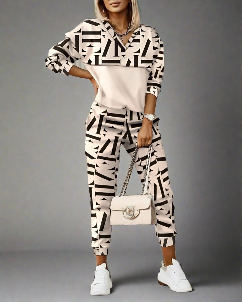 Heidi-Mode Premium Jogging Suit Luxusní pohodlný domácí oblek pro ženy