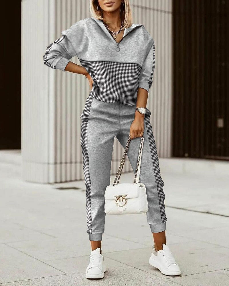 Heidi-Mode Premium Jogging Suit Luxusní pohodlný domácí oblek pro ženy