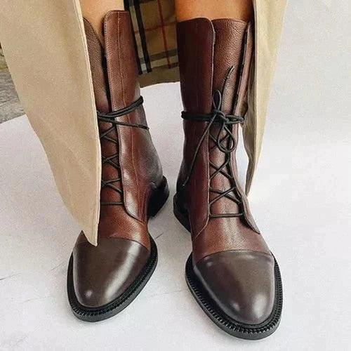 Vintage dámské boty se šněrováním | Mova Boots
