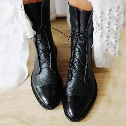 Vintage dámské boty se šněrováním | Mova Boots