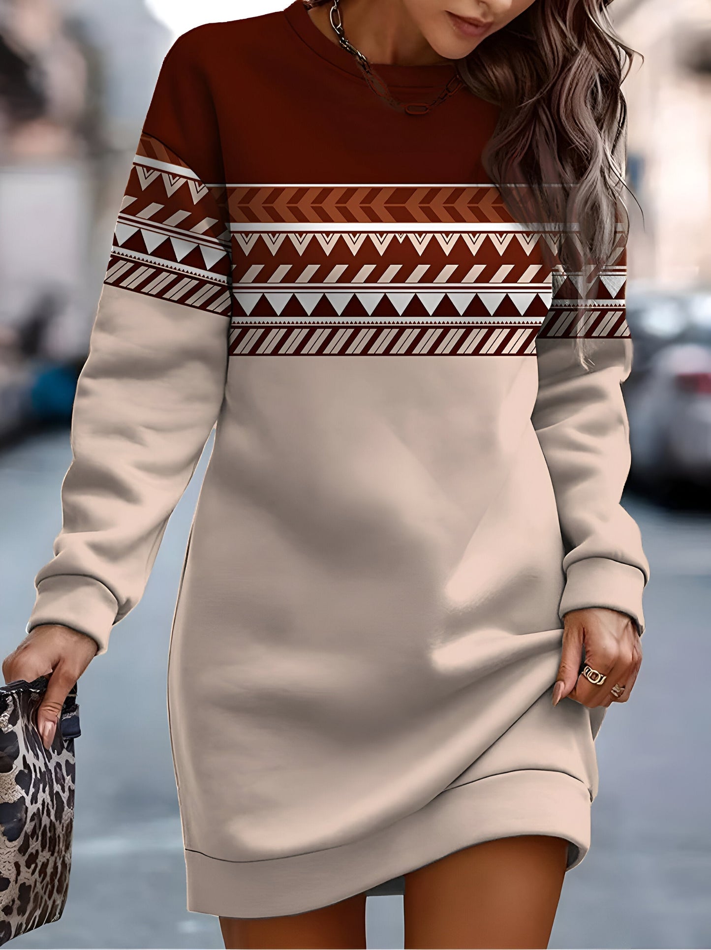 Romy | Pohodlné a stylové oversized teplákové šaty