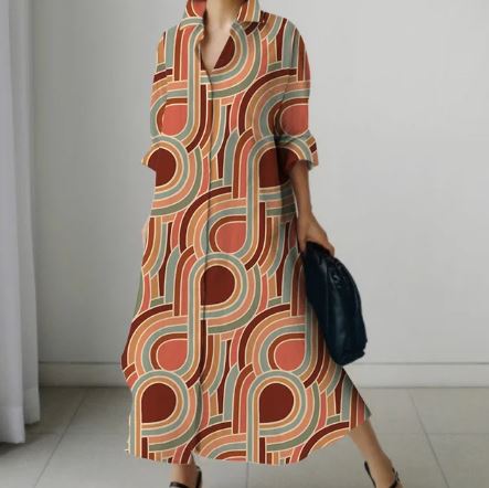 Nancy - Elegantní košilové šaty pro ženy