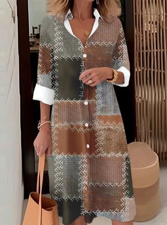 Barbara - Elegantní košilové šaty