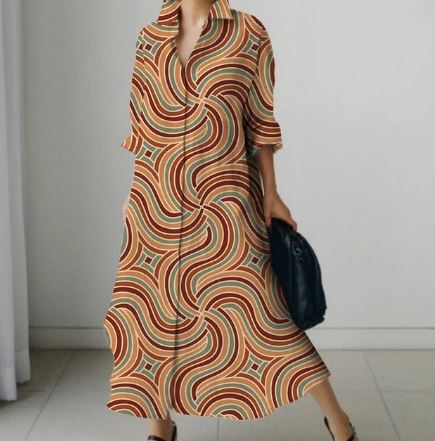Nancy - Elegantní košilové šaty pro ženy