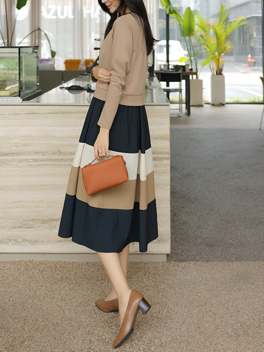 Talitha | Pohodlná elegance: podzimní šaty inspirované korejským stylem
